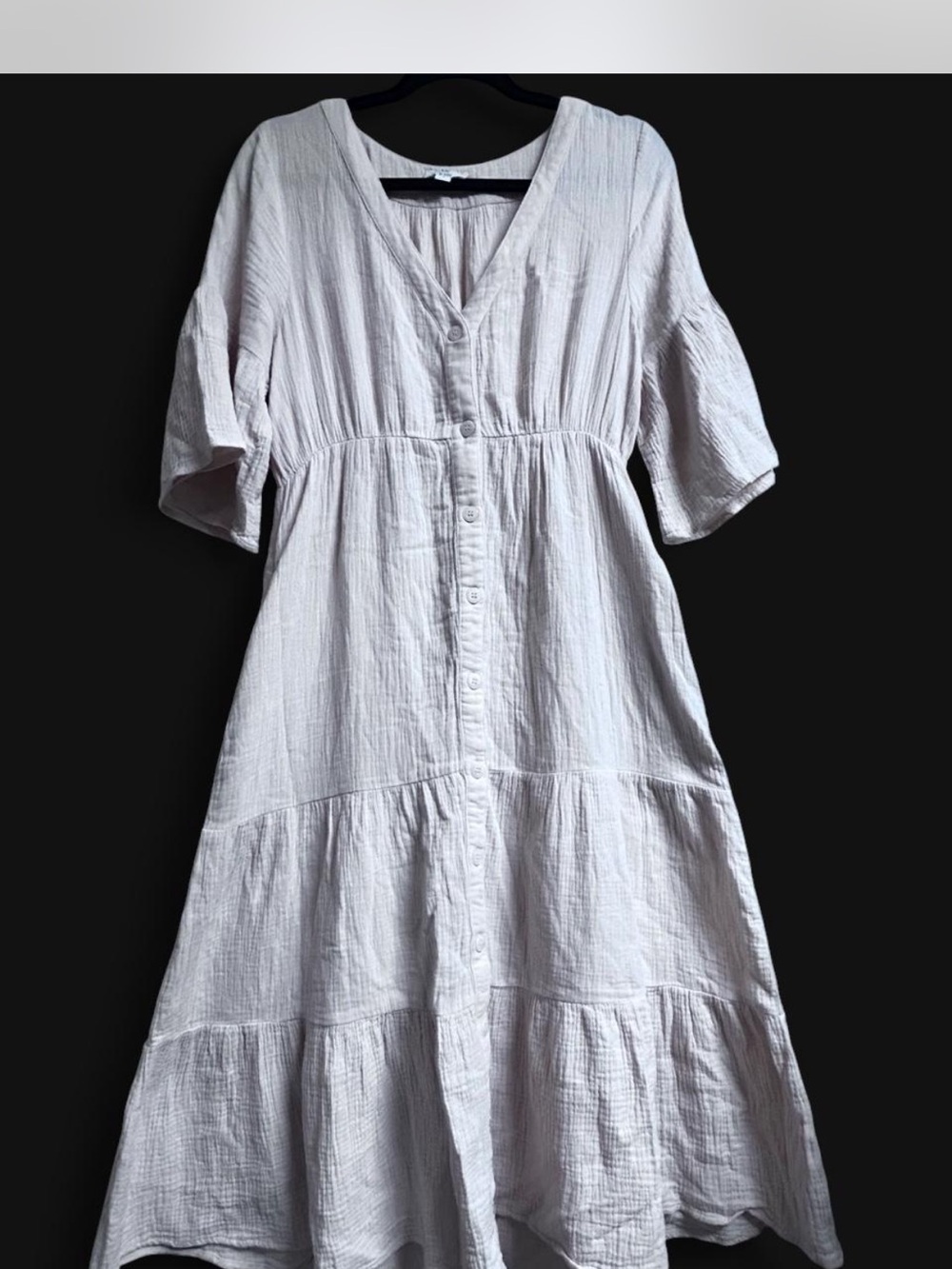 P. Cill cream colored 100% cotton dress